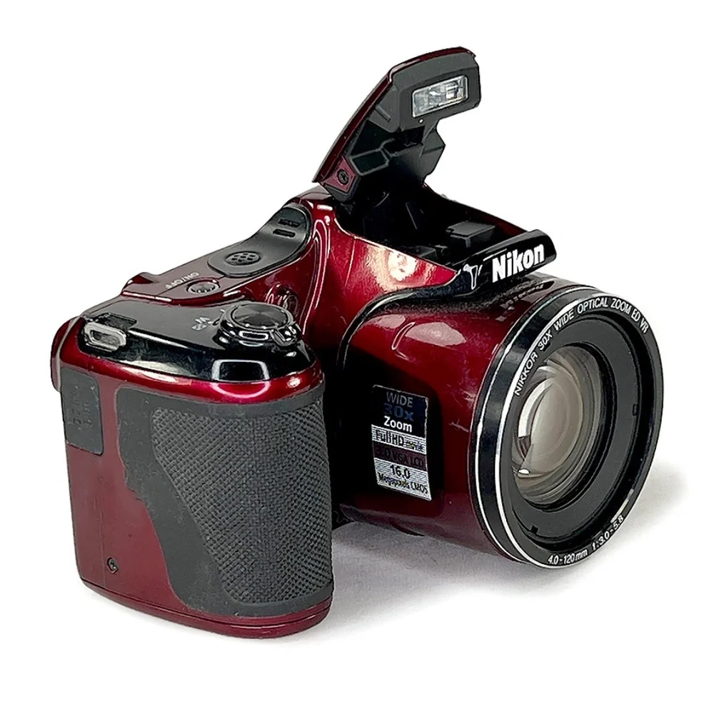 Red Nikon Coolpix L820 Digital Camera